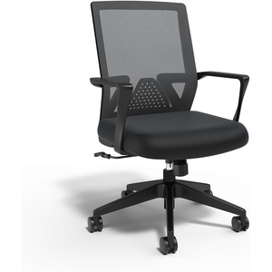 image:imageSTAPLES Cartwright Ergonomic Office Desk Chair Adjustable with Breathable Mesh amp Lumbar Support Perfect for Home amp Office Black