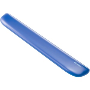 image:imageSTAPLES Gel Keyboard Wrist Rest Ergonomic NonSlip Wrist Support Cushion for Comfortable Typing Durable GelFilled Design Black CrystalBlue