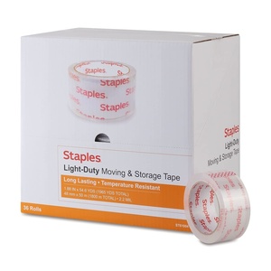 image:imageSTAPLES Lightweight Moving amp Storage Tape 188 x 546 Yards Clear  72Carton ST6100452203VS