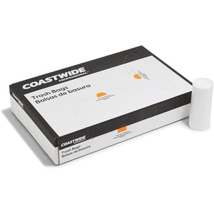 image:imageStaples Coastwide Professional 10 Gallon Trash Bag 24 x 24 High Density 6 mic Natural 1000 BagsBox