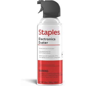 image:imageStaples Compressed Air Dusters  Canned Air for Electronics Keyboards amp Office Devices1