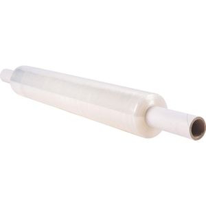 image:imageStaples Economy Stretch Wrap 20 x 1000 55 Gauge Clear Film for LightDuty Pallet Wrapping amp Bundling