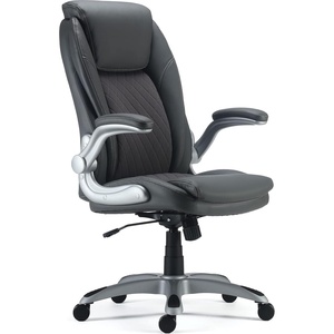 image:imageStaples Sorina Bonded Leather Chair Grey 2Pack