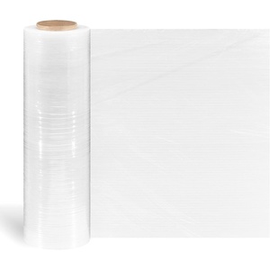 image:imageStaples Stretch Wrap 80 Gauge 18 x 1500 Clear Pallet Stretch Film for Secure Wrapping amp Shipping  4 Rolls per Case