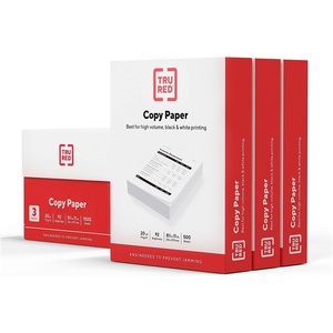 image:imageTRU RED Copy Paper 85 x 11 Sheet Size 92 Brightness 20 lbs Matte Finish White Paper500 SheetsReam 5 ReamsCarton3 Reams  1 500 Sheets