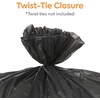 image:image4045 Gallon Trash Bag 40 x 48 High Density 22 mic Black 150 BagsBox