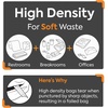 image:image4045 Gallon Trash Bag 40 x 48 High Density 22 mic Black 150 BagsBox