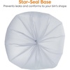 image:imageCoastwide Professional 33 Gallon Trash Bag with 30 PCR 33 x 39 Low Density 08 mil Clear 200 BagsBox