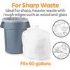 image:imageCoastwide Professional 5560 Gallon Trash Bag 38 x 58 Low Density 13 mil Clear 100 BagsBox