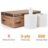 image:imageCoastwide Professional Recycled Centerpull Paper Towels 2ply 600 SheetsRoll 6 RollsPackRecycled
