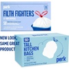 image:imagePERK 13 Gallon Kitchen Trash Bag Low Density 09 Mil50 Pack