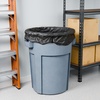 image:imagePERK Clear 10 Gallon Kitchen Trash Bag 24inch x 24inch High Density 036 mil 300 BagsBox45 Gallon