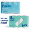 image:imagePerk ChooseASize Paper Towels 2Ply 116 SheetsRoll 8 Rolls Pack  Highly Absorbent Kitchen Towels White