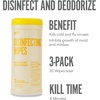 image:imagePerk Disinfecting MultiSurface Cleaning Wipes Lemon amp Fresh Scent 35Count Each Pack of 6 Total 210