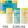 image:imagePerk Disinfecting MultiSurface Cleaning Wipes Lemon amp Fresh Scent 35Count Each Pack of 6 Total 210