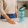 image:imagePerk Disinfecting Wipes Fresh amp Lemon Scent 35 WipesCanister  MultiSurface Cleaning Wipes for Home Office amp Classroom