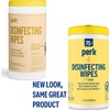 image:imagePerk Disinfecting Wipes Lemon Scent 75 WipesCanister 6 Pack  MultiSurface Cleaning Wipes for Home Office amp Classroom1 Count Pack of 1
