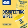 image:imagePerk Disinfecting Wipes Lemon Scent 75 WipesCanister 6 Pack  MultiSurface Cleaning Wipes for Home Office amp Classroom6 Pack