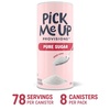 image:imagePick Me Up Provisions White Granulated Sugar 22 Oz Canister 8 Pack Pure Cane Sugar Coffee amp Beverage Sweetener Breakroom Office