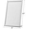 image:imageSTAPLES Aluminum Snap Frame 11 x 17  FrontLoading Poster Frame for Retail Signs amp Notices