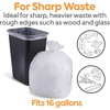 image:imageSTAPLES BRIGHTON Clear Professional Linear LowDensity Trash Bags 1216 Gallon 250 BagsBox