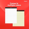 image:imageSTAPLES Legal Pads 85 x 11 Wide Ruled Perforated 50 SheetsPad 12PackNotepads 12 Pack