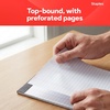 image:imageSTAPLES Legal Pads 85 x 14 Wide Ruled 50 SheetsPad 12PackWhite