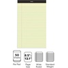 image:imageSTAPLES Legal Pads 85 x 14 Wide Ruled 50 SheetsPad 12PackYellow