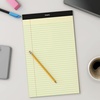 image:imageSTAPLES Legal Pads 85 x 14 Wide Ruled 50 SheetsPad 12PackYellow