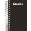image:imageSTAPLES Premium 5Subject Notebook 85 x 11 College Ruled 150 Sheets Black 3Pack