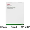 image:imageSTAPLES Stickies Tabletop Easel Pad 20 X 23 White 20 SheetsPad  Easel Pad for Meetings amp Classrooms27 x 35 Ruled