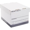 image:imageSTAPLES Storage amp Filing Box HeavyDuty with Handles amp Removable Lid Letter amp Legal Size Documents Stackable 4Pack WhiteGray12 Pack