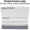 image:imageSTAPLES Storage amp Filing Box HeavyDuty with Handles amp Removable Lid Letter amp Legal Size Documents Stackable 4Pack WhiteGray12 Pack
