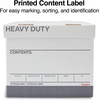 image:imageSTAPLES Storage amp Filing Box HeavyDuty with Handles amp Removable Lid Letter amp Legal Size Documents Stackable 4Pack WhiteGray4 Pack