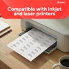 image:imageStaples 1 x 258 Address Labels White  EasyPeel Printable Laser amp Inkjet Mailing Labels 30 Labels per Sheet 100Pack7 500 Labels