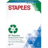 image:imageStaples 100 Recycled 85Inch x 11Inch Copy Paper 20 lbs 92B 500Ream 10 ReamCount For Office School amp Home50 Recycled