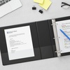 image:imageStaples 3Ring Binder 2 DRing White HighCapacity Organizer for Home Office amp School Holds up to 480 Sheets 6PackBlack