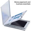 image:imageStaples Aluminum Storage Clipboard Letter Size Silver  HeavyDuty Clipboard with Storage