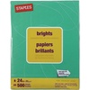 image:imageStaples Brights 24 Lb Colored Paper Green 500Ream For Everyday Use at Home or OfficeDark Green