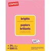 image:imageStaples Brights 24 Lb Colored Paper Green 500Ream For Everyday Use at Home or OfficePink