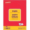 image:imageStaples Brights 24 Lb Colored Paper Green 500Ream For Everyday Use at Home or OfficeRed