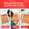 image:imageStaples Brights Multipurpose Paper 20 lbs 85Inch x 11Inch Red 500Ream For Office School amp HomeOrange