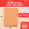 image:imageStaples Brights Multipurpose Paper 20 lbs 85Inch x 11Inch Red 500Ream For Office School amp HomeOrange