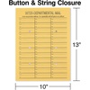 image:imageStaples ButtonandString InterDepartmental Envelopes 10  13 Brown Kraft Durable Construction 100Box