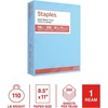 image:imageStaples Cardstock Paper 110 lbs 85Inch x 11Inch Ivory 250Pack For Office School amp HomeBlue