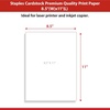 image:imageStaples Cardstock Paper 110 lbs 85Inch x 11Inch Ivory 250Pack For Office School amp HomeWhite