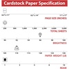 image:imageStaples Cardstock Paper 110 lbs 85Inch x 11Inch Ivory 250Pack For Office School amp HomeWhite