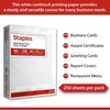 image:imageStaples Cardstock Paper 110 lbs 85Inch x 11Inch Ivory 250Pack For Office School amp HomeWhite