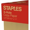 image:imageStaples Copy Paper 8 12 x 11 3 Hole Punched Case For Office School amp Home5 000 Sheets