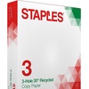 image:imageStaples Copy Paper 8 12 x 11 3 Hole Punched Case For Office School amp Home500 Sheets